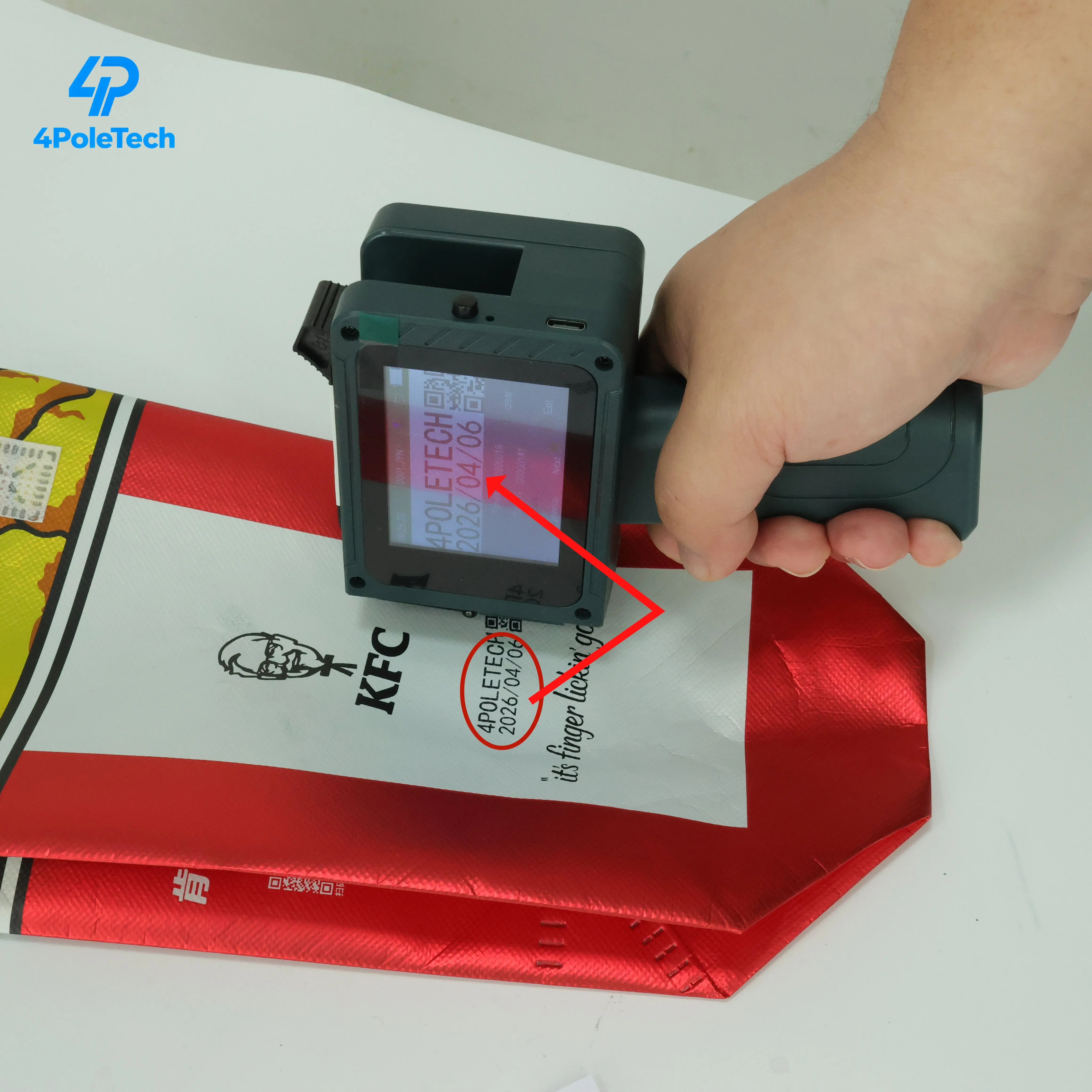 12.7mm Fast Dry Ink Portable Intelligent Printing On Metal Pipe Steel Fabric Upgraded Handheld Inkjet Printer Gun
12.7mm Fast Dry Ink Portable Intelligent Printing On Metal Pipe Steel Fabric Upgraded Handheld Inkjet Printer Gun