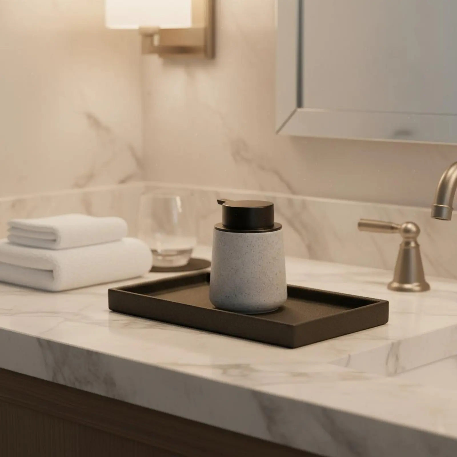 Foaming Soap Dispenser Modern Decoration Hand Soap Pump Dispenser Bathroom Accessory Good Sealing Liquid Container Non-Slip Base
Foaming Soap Dispenser Modern Decoration Hand Soap Pump Dispenser Bathroom Accessory Good Sealing Liquid Container Non-Slip Base