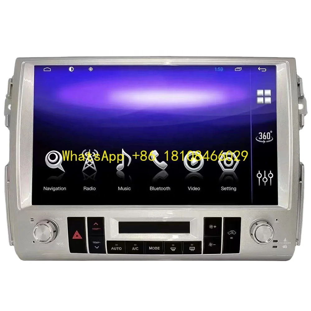 13.3 Inch Android 12 Car Radio Multimedia Player for Toyota FJ Cruiser 2006 - 2022 Upgrade Factory Manual A/C Into Auto A/C
13.3 Inch Android 12 Car Radio Multimedia Player for Toyota FJ Cruiser 2006 - 2022 Upgrade Factory Manual A/C Into Auto A/C