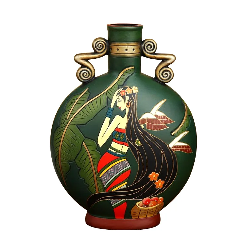 Living room wine cabinet decoration creative xishuangbanna tourism souvenir girl decoration
Living room wine cabinet decoration creative xishuangbanna tourism souvenir girl decoration