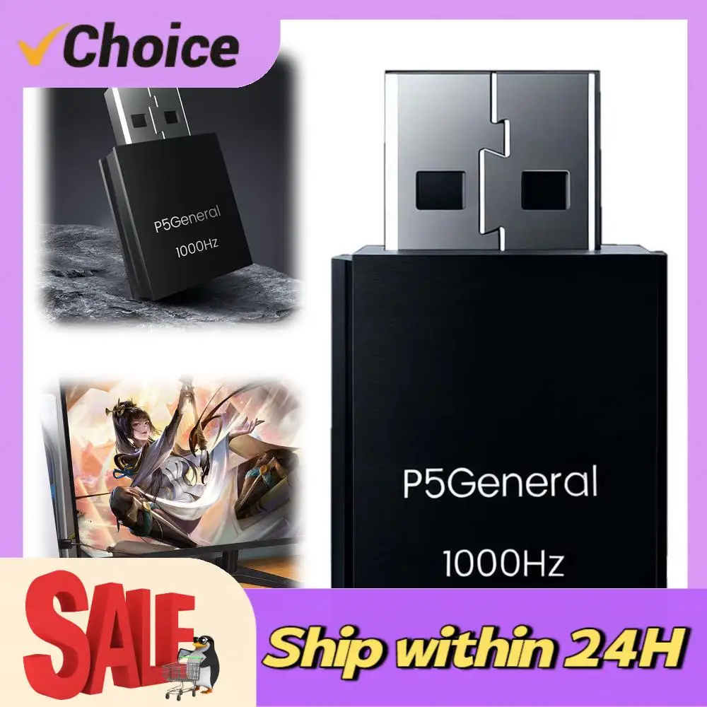P5General Game Converter USB Adapter 1000Hz Ultra-Low Lag Gamepad Converter USB Receiver for Raspberry Pi Keyboard and More
P5General Game Converter USB Adapter 1000Hz Ultra-Low Lag Gamepad Converter USB Receiver for Raspberry Pi Keyboard and More
