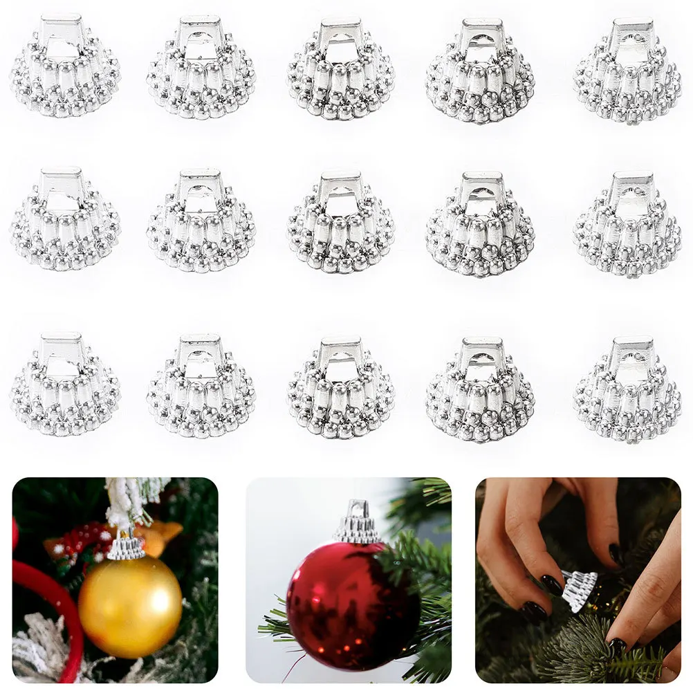 100Pcs Round Christmas Ornament Caps Plastic Replacement Tops Easy Installation DIY Xmas Decorations Party Supplies
100Pcs Round Christmas Ornament Caps Plastic Replacement Tops Easy Installation DIY Xmas Decorations Party Supplies