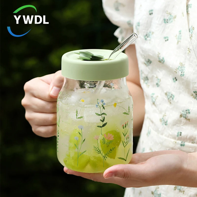 630/780ml High Borosilicate Glass Mug With Straw Large Capacity Tea Milk Fruit Juice Mug Grass Pattern With Graduated Coffee Cup
630/780ml High Borosilicate Glass Mug With Straw Large Capacity Tea Milk Fruit Juice Mug Grass Pattern With Graduated Coffee Cup