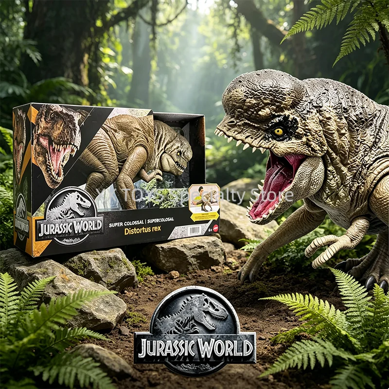 Original Jurassic World Rebirth Super Colossal Distortus Rex 31'' Dinosaur Figure Toy with Swallow Feature Movie Authentic JGB52
Original Jurassic World Rebirth Super Colossal Distortus Rex 31'' Dinosaur Figure Toy with Swallow Feature Movie Authentic JGB52