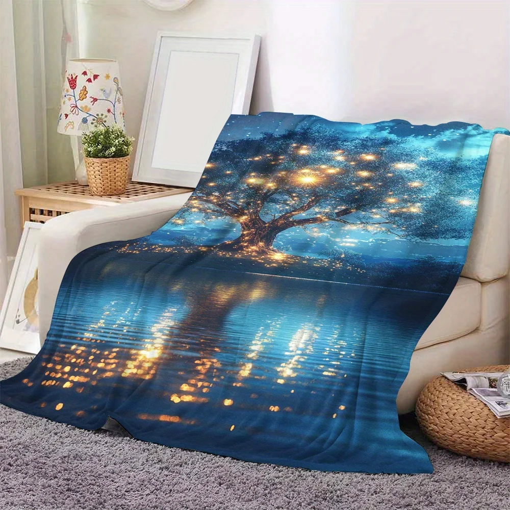 Фланелевое одеяло Luminous Tree — мягкое, теплое и уютное для дивана, кровати, офиса и путешествий
Фланелевое одеяло Luminous Tree — мягкое, теплое и уютное для дивана, кровати, офиса и путешествий