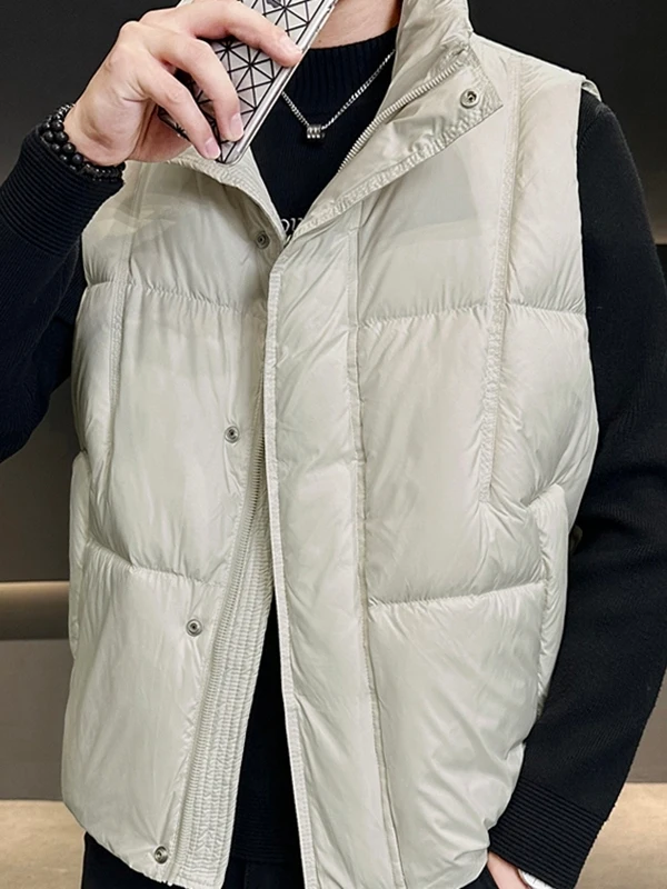 2025 New Casual Du down Vest Men's Winter Thiened Warm Outerwear Jaet Polyester Fiber Soft Sle Daily Faion Zipper
2025 New Casual Du down Vest Men's Winter Thiened Warm Outerwear Jaet Polyester Fiber Soft Sle Daily Faion Zipper
