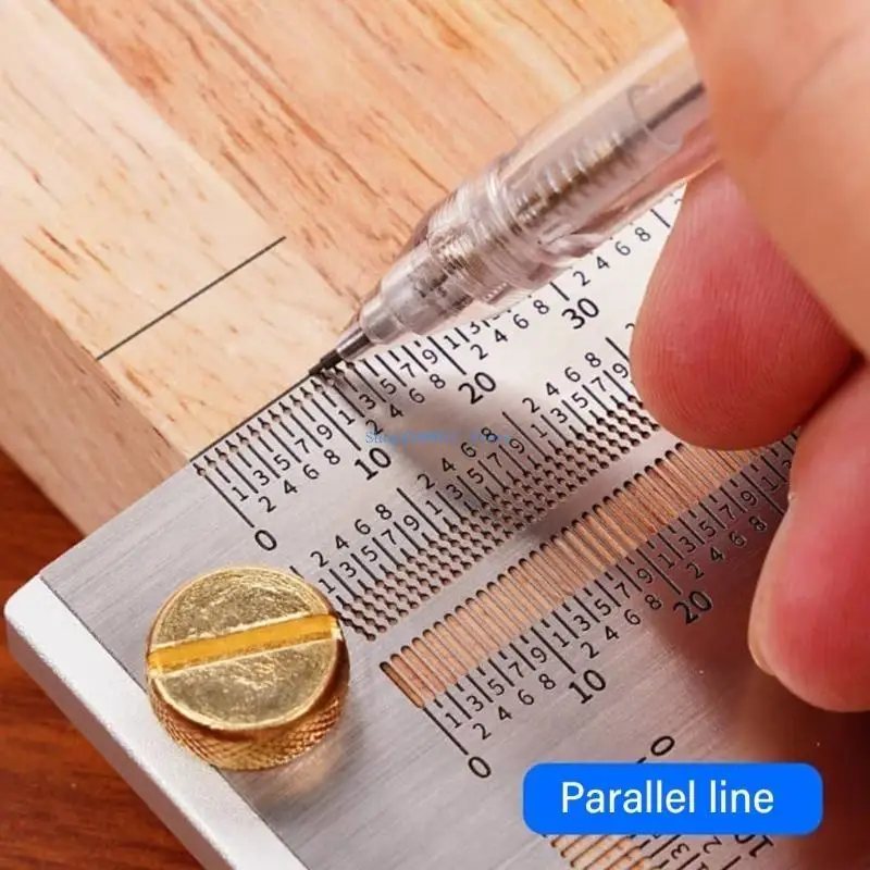 896B Precisions Sqaure Marking Ruler Steel Square Device for Woodworkers & Builders
896B Precisions Sqaure Marking Ruler Steel Square Device for Woodworkers & Builders