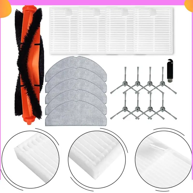 A23P For Lubluelu L20 Robot Vacuum Replacement Main Side Brush HEPA Filter Mop Pads Spare Parts Accessories
A23P For Lubluelu L20 Robot Vacuum Replacement Main Side Brush HEPA Filter Mop Pads Spare Parts Accessories