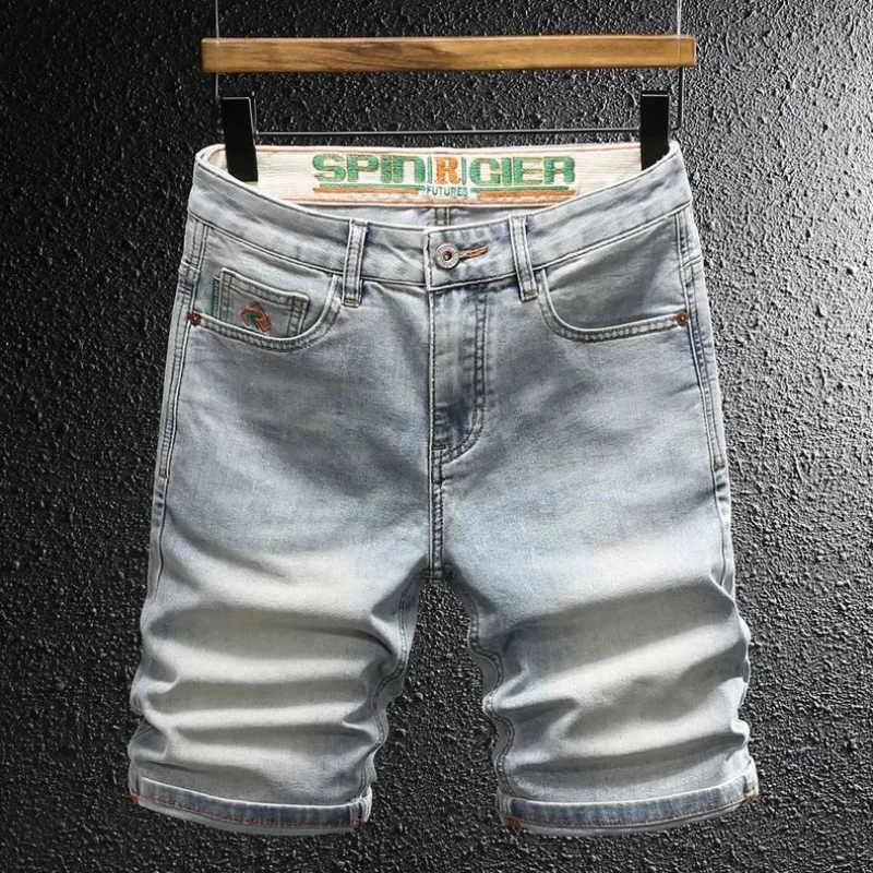 New Summer Fashion Solid Color Straight Leg Stretch Denim Shorts Men's Casual Loose Comfortable High Quality Sports Shorts
New Summer Fashion Solid Color Straight Leg Stretch Denim Shorts Men's Casual Loose Comfortable High Quality Sports Shorts