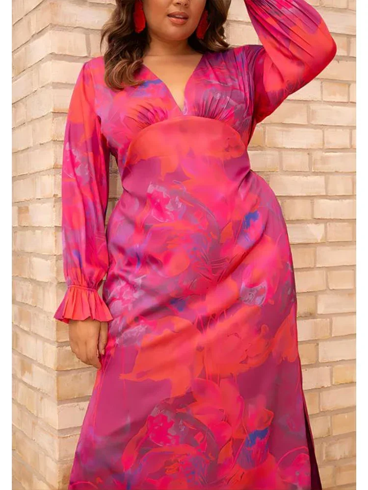 Винтажные платья с цветочным принтом больших размеров, повседневное длинное платье для свадебных гостей с пышными рукавами и v-образным вырезом, тонкие летние платья для женщин
Винтажные платья с цветочным принтом больших размеров, повседневное длинное платье для свадебных гостей с пышными рукавами и v-образным вырезом, тонкие летние платья для женщин