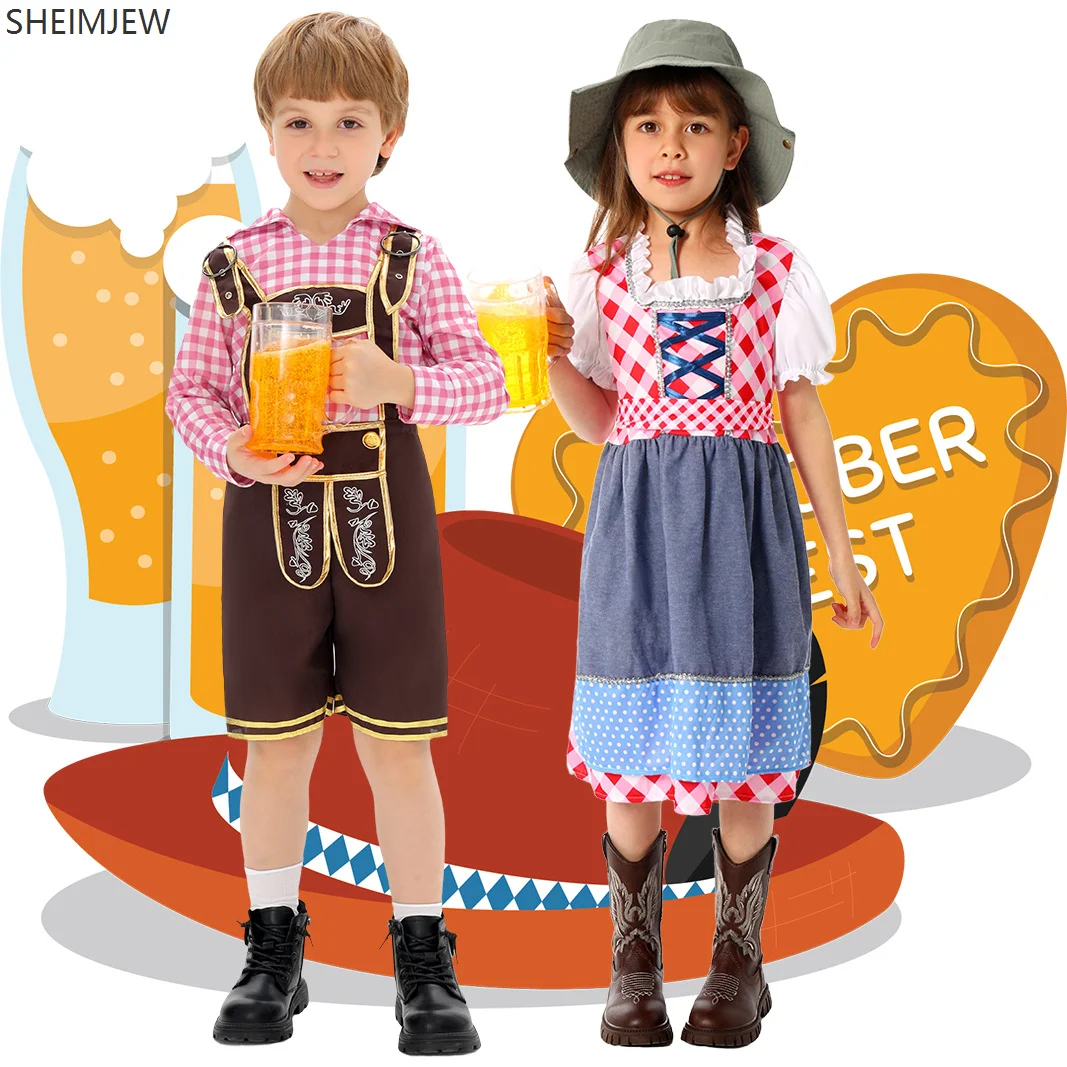 Oktoberfest Boys Role Playing Overalls German Traditional Oktoberfest Party Children Girls Dress Party Performance Costume 2025
Oktoberfest Boys Role Playing Overalls German Traditional Oktoberfest Party Children Girls Dress Party Performance Costume 2025