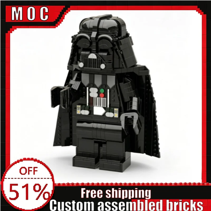1239 Parts New MOC Powerful Dark Space Warrior Building Blocks DIY Assembly Educational Toys Creative Collection Birthday Gifts
1239 Parts New MOC Powerful Dark Space Warrior Building Blocks DIY Assembly Educational Toys Creative Collection Birthday Gifts