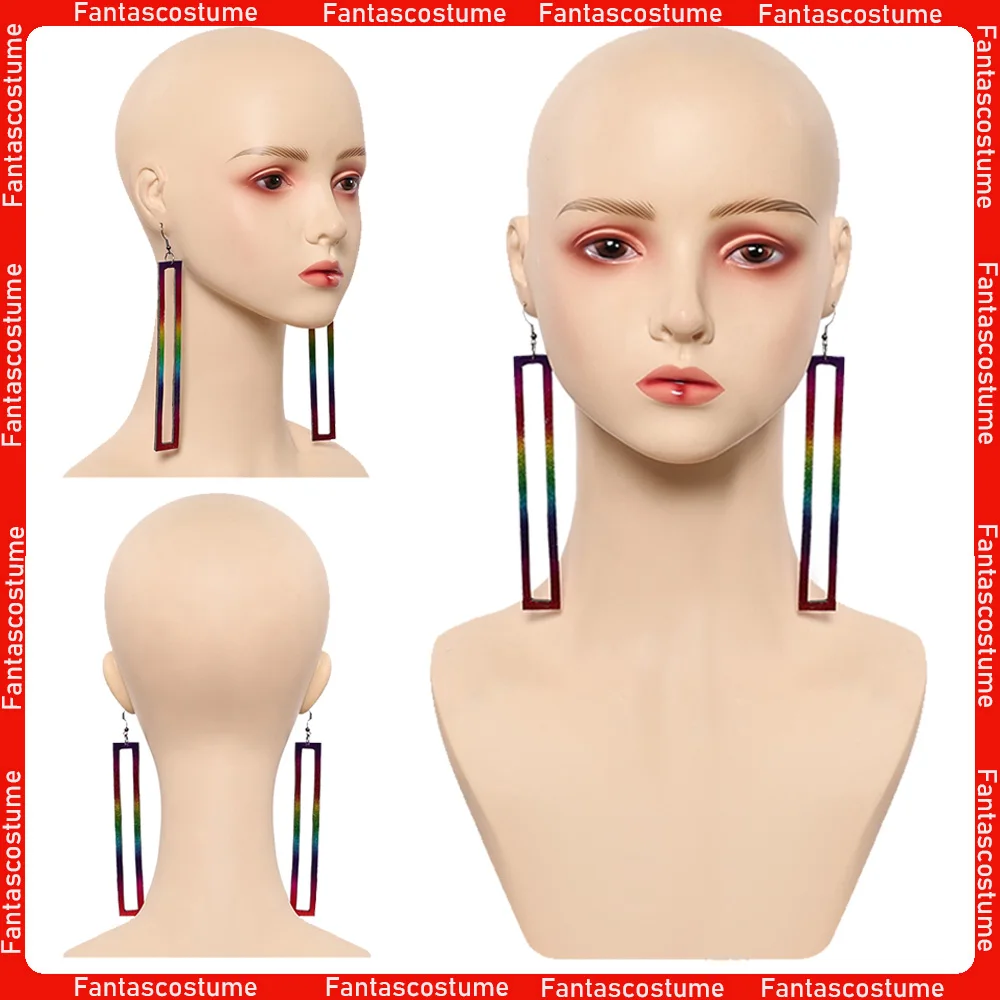 Аниме Dandadan Fantasia Jiji, цветные серьги для косплея, серьги для взрослых, женщин и девочек, карнавальный костюм на Хэллоуин, аксессуары, подарок 
Аниме Dandadan Fantasia Jiji, цветные серьги для косплея, серьги для взрослых, женщин и девочек, карнавальный костюм на Хэллоуин, аксессуары, подарок