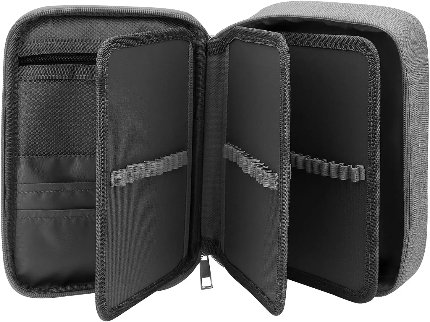 Large Capacity 72-Slot Pencil Case, Portable Pencil Pouch with Compartments, Stationery Organizer for Office Travel, Grey
Large Capacity 72-Slot Pencil Case, Portable Pencil Pouch with Compartments, Stationery Organizer for Office Travel, Grey