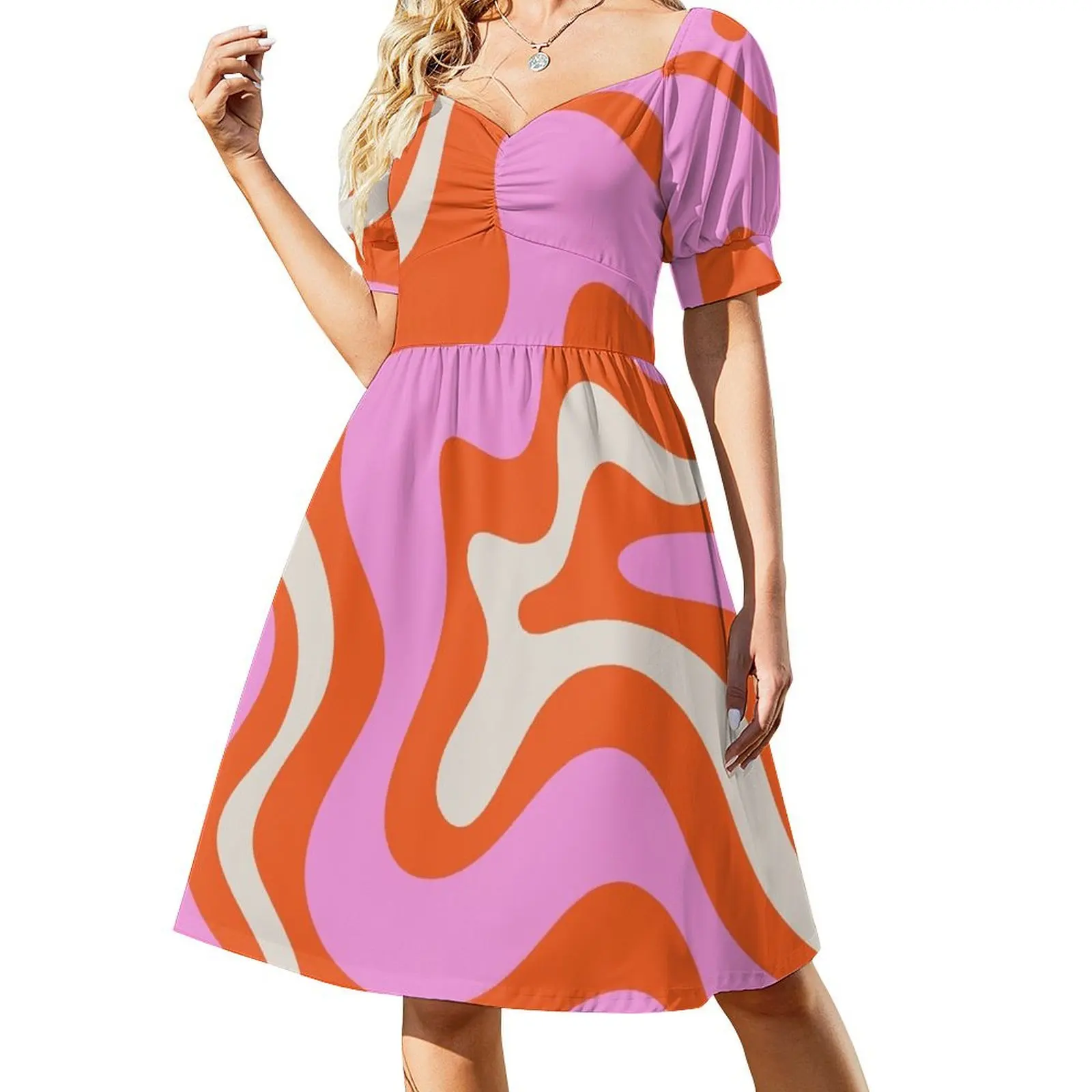 Retro Liquid Swirl Abstract Pattern Hot Pink Bright Orange Cream Dress purple dress ladies dresses for women 2024
Retro Liquid Swirl Abstract Pattern Hot Pink Bright Orange Cream Dress purple dress ladies dresses for women 2024