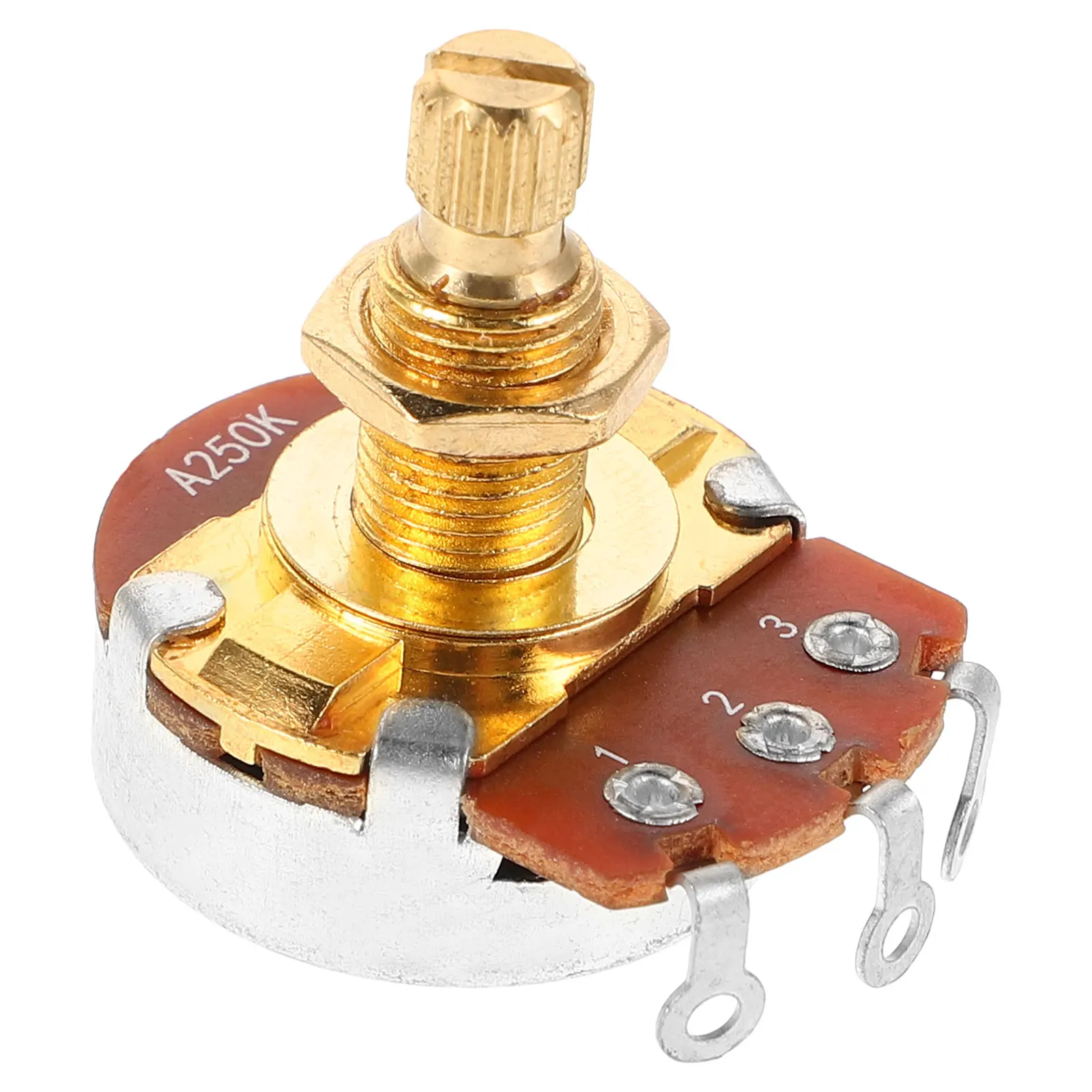 Copper Potentiometer Electric Guitar and Bass Pots Potentiometers Audio Taper Parts Accessories
Copper Potentiometer Electric Guitar and Bass Pots Potentiometers Audio Taper Parts Accessories