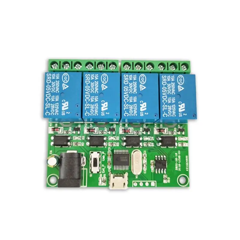 A29F-LCUS-4 4 Channel USB Relay Module Smart Switch Intelligent Control Switch Control Relay Smart Switch
