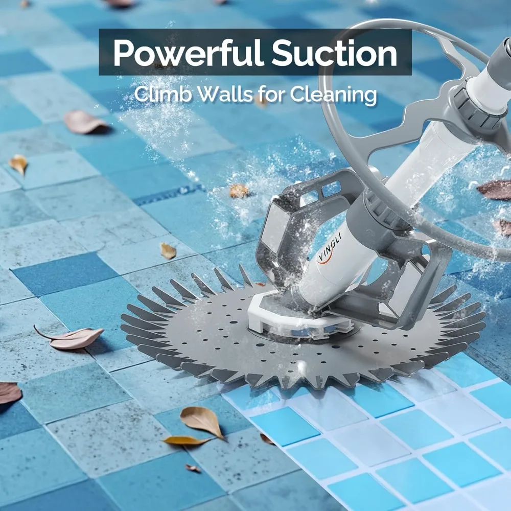 Pool Vacuum Above Ground Indoor Outdoor Automatic Swimming Pool Cleaner Sweep Sweeper with 33FT Hoses (Light - Free Delivery
Pool Vacuum Above Ground Indoor Outdoor Automatic Swimming Pool Cleaner Sweep Sweeper with 33FT Hoses (Light - Free Delivery