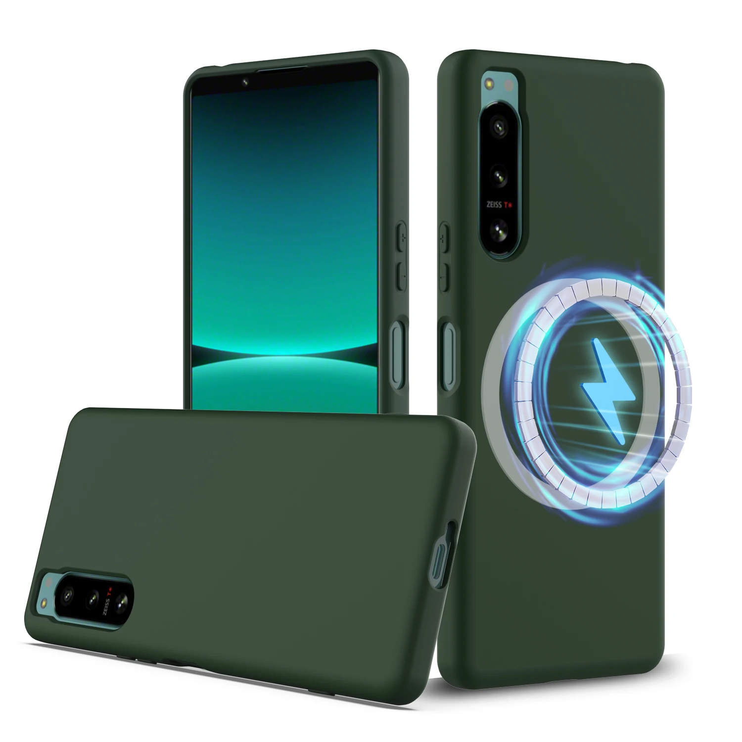 Wireless Charging Magnetic Soft Silicone Phone Case For Sony Xperia 5 IV 5 V 1 VI 1 V 1IV, Fleece Magsafe Phone Cover Lanyard
Wireless Charging Magnetic Soft Silicone Phone Case For Sony Xperia 5 IV 5 V 1 VI 1 V 1IV, Fleece Magsafe Phone Cover Lanyard