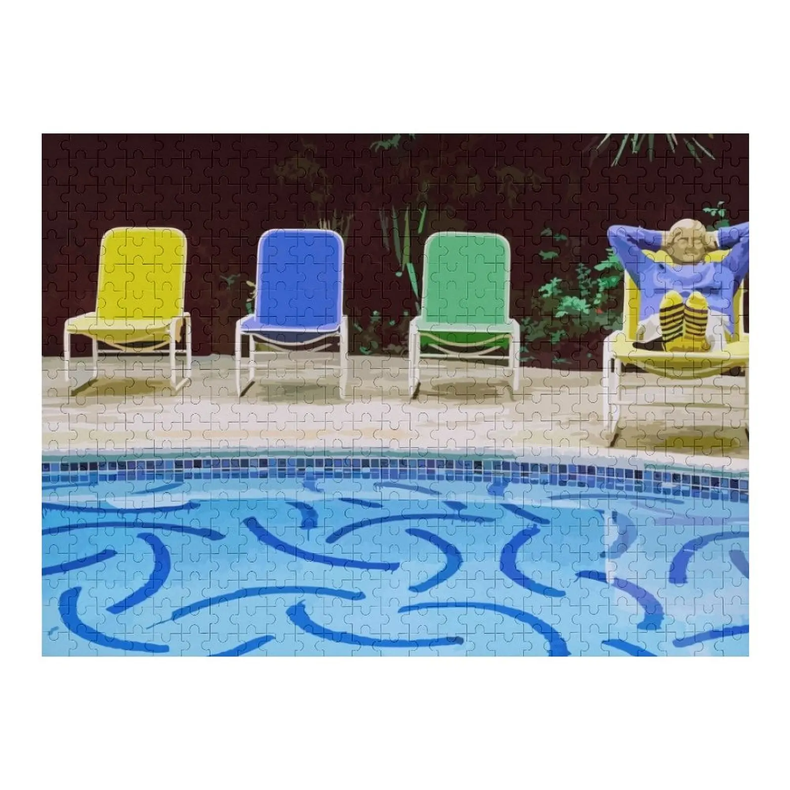David Hockney Relaxing Vector Art Jigsaw Puzzle Custom Photo Custom Gift Personalised Puzzle
David Hockney Relaxing Vector Art Jigsaw Puzzle Custom Photo Custom Gift Personalised Puzzle