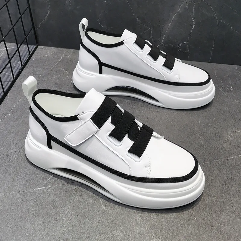 Korean designer shoes for men casual breathable original leather shoe comfortable air cushion sneakers platform white footwear
Korean designer shoes for men casual breathable original leather shoe comfortable air cushion sneakers platform white footwear