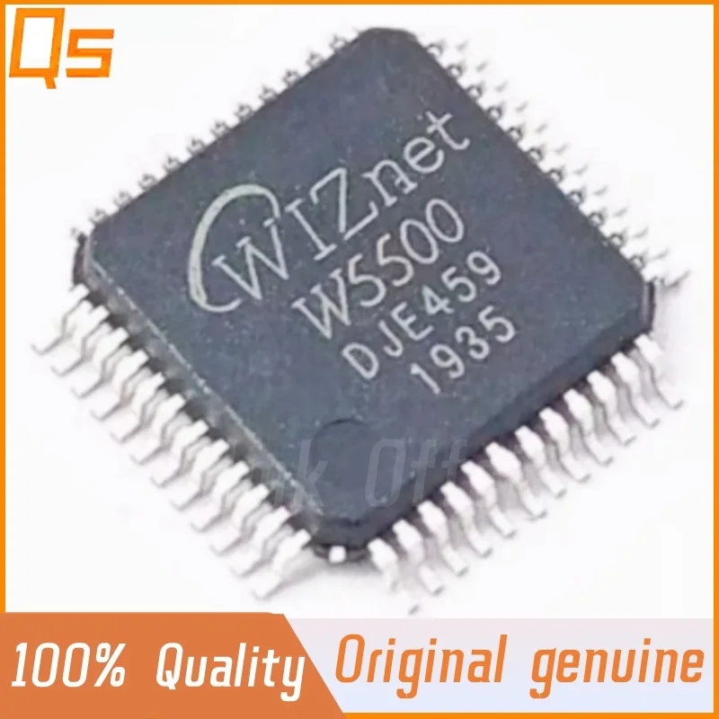 New Original W5500 LQFP-48 Microcontroller Chip Ethernet hardware TCP IP Protocol Stack 
New Original W5500 LQFP-48 Microcontroller Chip Ethernet hardware TCP IP Protocol Stack