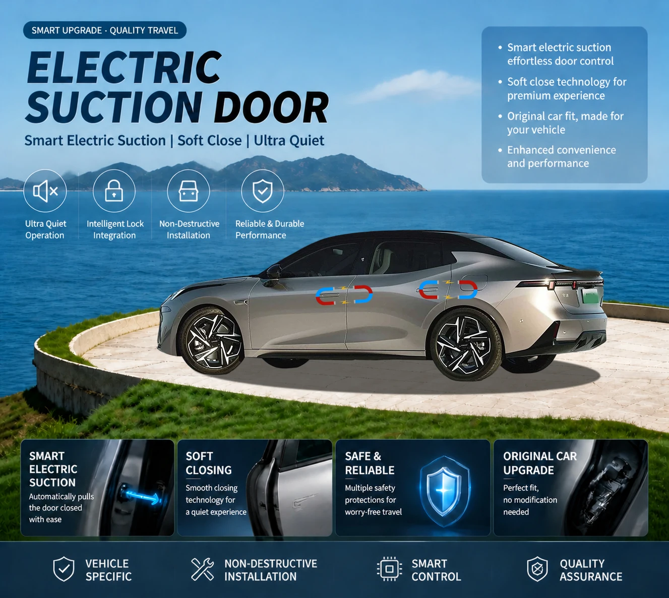 Car Specific Car Modification Auto Suction Soft Close Door Modification Parts & Accessories For Lynk & Co 07 08 EM-P CS21 DX11
Car Specific Car Modification Auto Suction Soft Close Door Modification Parts & Accessories For Lynk & Co 07 08 EM-P CS21 DX11