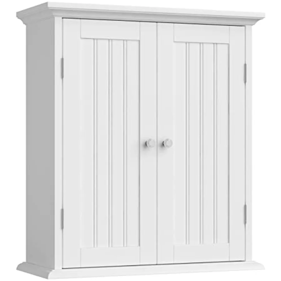 Bathroom Wall Cabinet, Over The Toilet Space Saver Storage Cabinet, Medicine Cabinet with 2 Door and Adjustable Shelves, Cupboa
Bathroom Wall Cabinet, Over The Toilet Space Saver Storage Cabinet, Medicine Cabinet with 2 Door and Adjustable Shelves, Cupboa