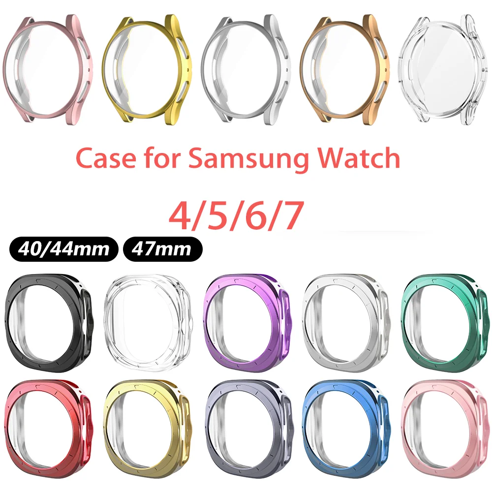 Чехол для часов Samsung Galaxy Watch 5 40 мм 44 мм, защитная пленка для экрана из ТПУ, универсальный бампер, защитный чехол для Galaxy Watch 5
Чехол для часов Samsung Galaxy Watch 5 40 мм 44 мм, защитная пленка для экрана из ТПУ, универсальный бампер, защитный чехол для Galaxy Watch 5