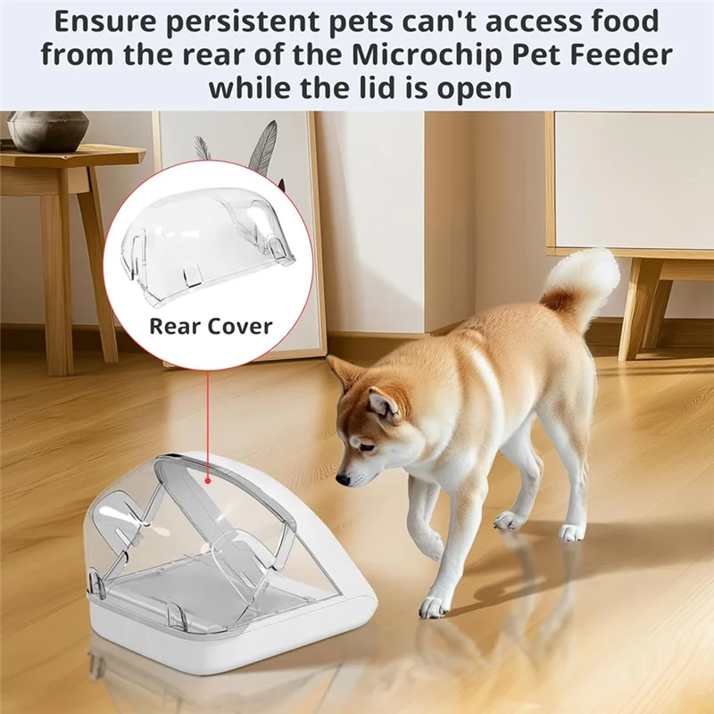 AB42-Rear Cover For Automatic Microchip Prevents Persistent Pet From Getting Food From The Back Of The Feeder
AB42-Rear Cover For Automatic Microchip Prevents Persistent Pet From Getting Food From The Back Of The Feeder