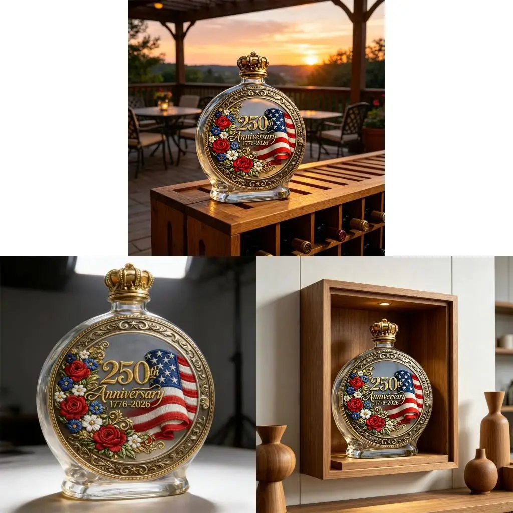 250 Anniversary Whiskeys Dispenser Patriotic Liquor Bottle For Entertaining Guest B03E
250 Anniversary Whiskeys Dispenser Patriotic Liquor Bottle For Entertaining Guest B03E