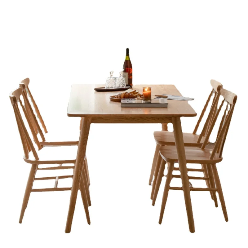 Yhl Solid Wood Dining Table Modern Minimalist Dining Table Small Apartment Oak Table and Chair Hot Selling Restaurant Furniture
Yhl Solid Wood Dining Table Modern Minimalist Dining Table Small Apartment Oak Table and Chair Hot Selling Restaurant Furniture
