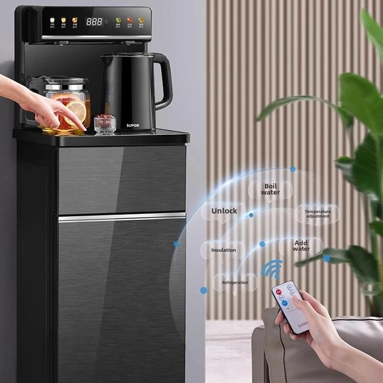 Vertical intelligent water dispenser household lower bucket automatic kettle 2024 new refrigerated tea bar machine
Vertical intelligent water dispenser household lower bucket automatic kettle 2024 new refrigerated tea bar machine