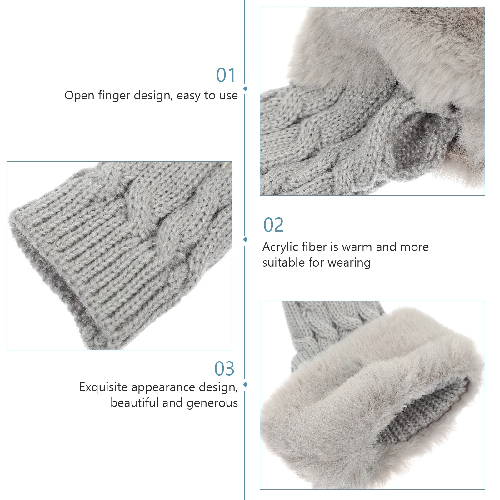 1Pair Winter Arm Sleeves Half Finger Gloves Comfortable Supple Lightweight Arm Warmers Breathable Outdoor Covers
1Pair Winter Arm Sleeves Half Finger Gloves Comfortable Supple Lightweight Arm Warmers Breathable Outdoor Covers