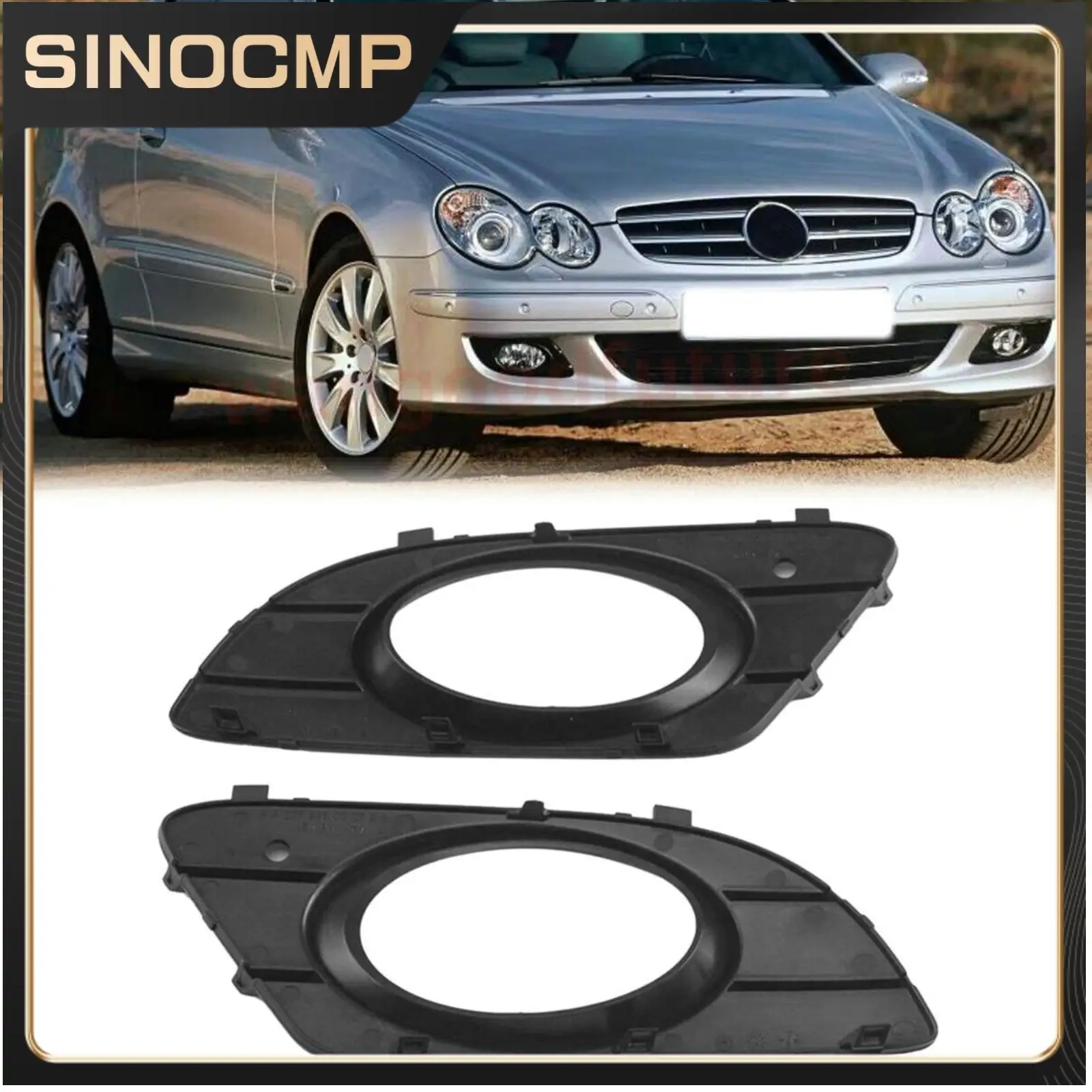 2098850323 2098850423 Front Bumper Fog Light Cover For Mercedes-Benz CLK W209 2005-2009 Front Bumper Fog Light Frame Grille
2098850323 2098850423 Front Bumper Fog Light Cover For Mercedes-Benz CLK W209 2005-2009 Front Bumper Fog Light Frame Grille