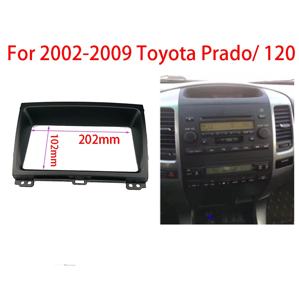 2 Din Radio Fascia for Toyota Prado J120 GPS Navigation DVD Stereo Panel Dash Mounting Installation Trim Kit Face Frame
2 Din Radio Fascia for Toyota Prado J120 GPS Navigation DVD Stereo Panel Dash Mounting Installation Trim Kit Face Frame