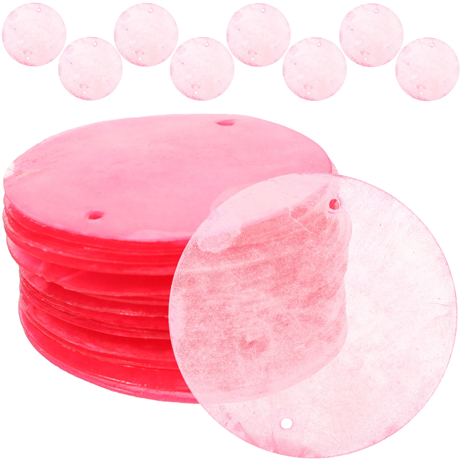 100pcs Orange 5cm Double Hole Round Shell Slices for DIY Crafts Wind Chime Jewelry Making Accessories Beach Party Events
100pcs Orange 5cm Double Hole Round Shell Slices for DIY Crafts Wind Chime Jewelry Making Accessories Beach Party Events