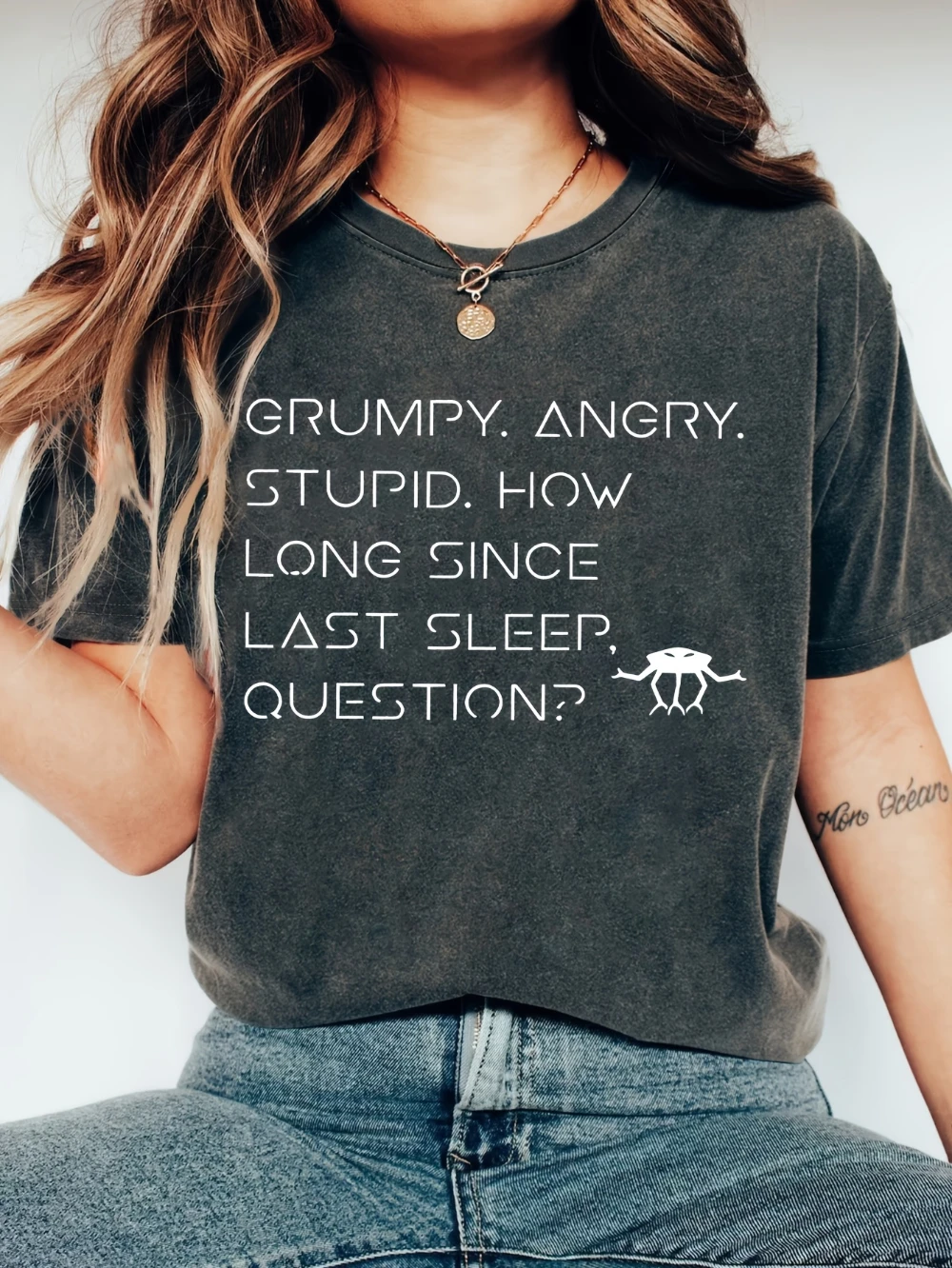 Grumpy angry stupid how – a retro Rocky quote T-shirt, inspired by the sci-fi T-shirt "Rocky: The Blessed Maria" a bookish shirt
Grumpy angry stupid how – a retro Rocky quote T-shirt, inspired by the sci-fi T-shirt "Rocky: The Blessed Maria" a bookish shirt