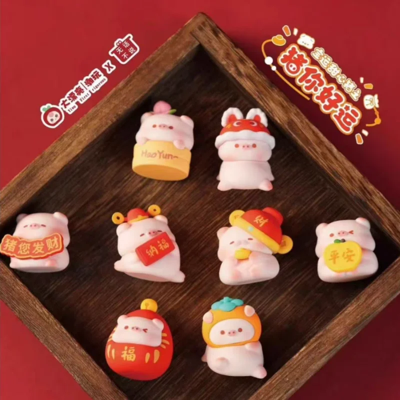 Аутентичная серия Sweetheart Pig Wish You Good Luck, модная слепая коробка, милая свинья, магнитная игрушка, фигурка поросенка, мини-кукла, декор комнаты
Аутентичная серия Sweetheart Pig Wish You Good Luck, модная слепая коробка, милая свинья, магнитная игрушка, фигурка поросенка, мини-кукла, декор комнаты