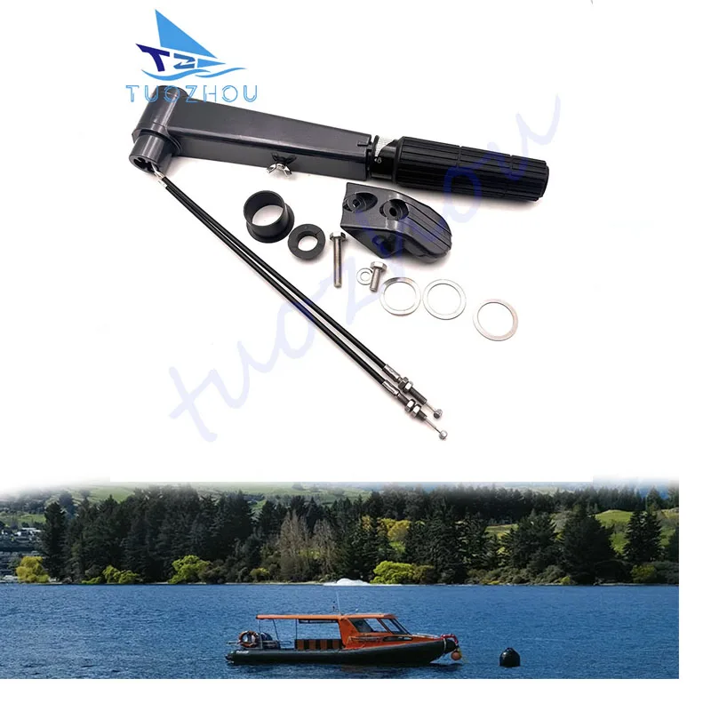 6B4-42111-00-4D Throttle Handle Steering Assy With Cab For Yamaha Outboard Motor 2 Stroke 9.9HP 15HP 6B3 6B4-W0084 6B442111
6B4-42111-00-4D Throttle Handle Steering Assy With Cab For Yamaha Outboard Motor 2 Stroke 9.9HP 15HP 6B3 6B4-W0084 6B442111