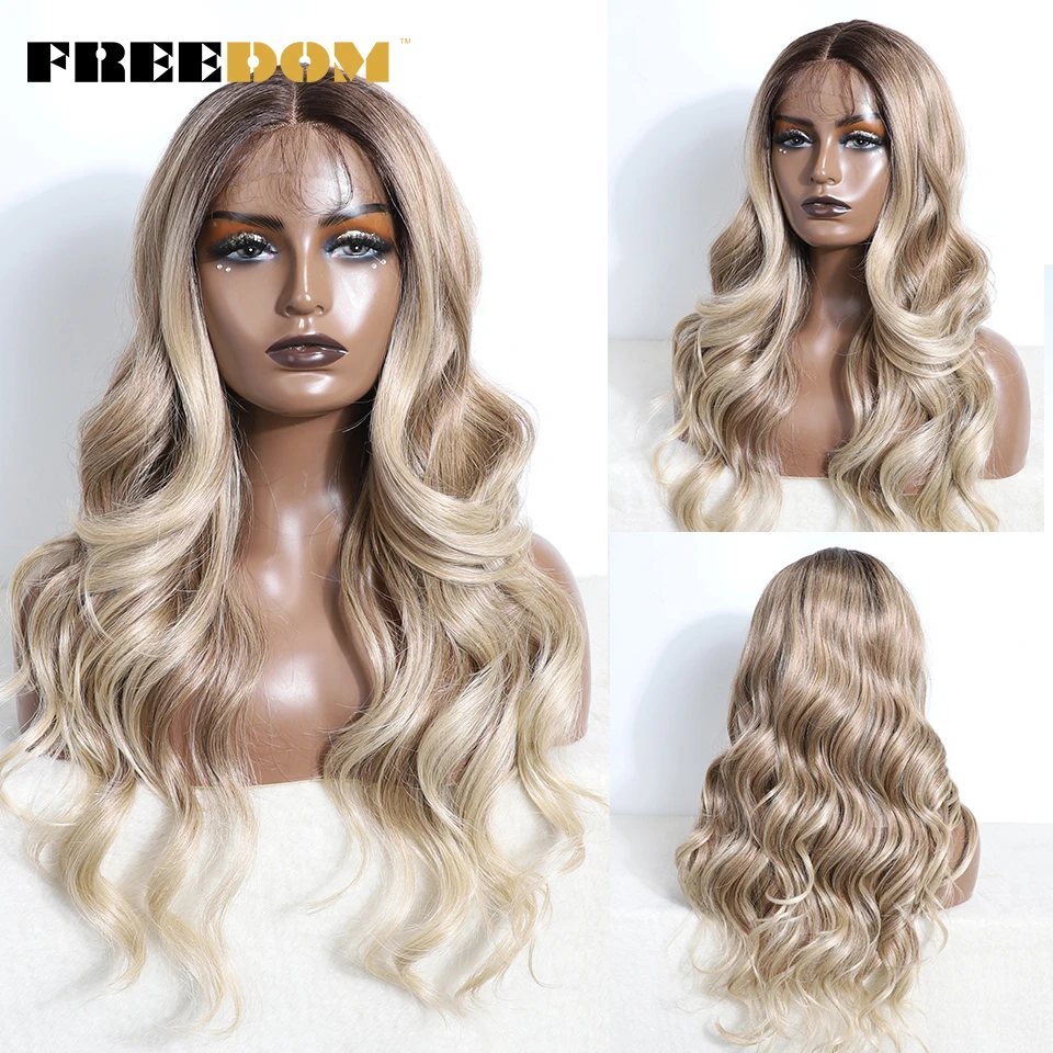 FREEDOM Synthetic Lace Front Wigs For Women 26“ Body Wave Highlight Honey Blonde Wig Ombre Brown Lace Wig Cosplay Wigs
FREEDOM Synthetic Lace Front Wigs For Women 26“ Body Wave Highlight Honey Blonde Wig Ombre Brown Lace Wig Cosplay Wigs