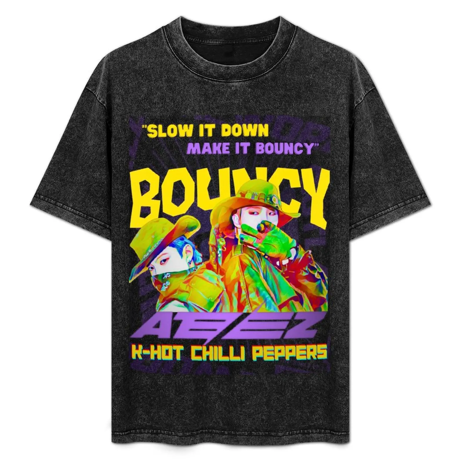 ATEEZ BOUNCY Funk pop T-Shirt Plus Size Basic Cotton T-Shirt
ATEEZ BOUNCY Funk pop T-Shirt Plus Size Basic Cotton T-Shirt