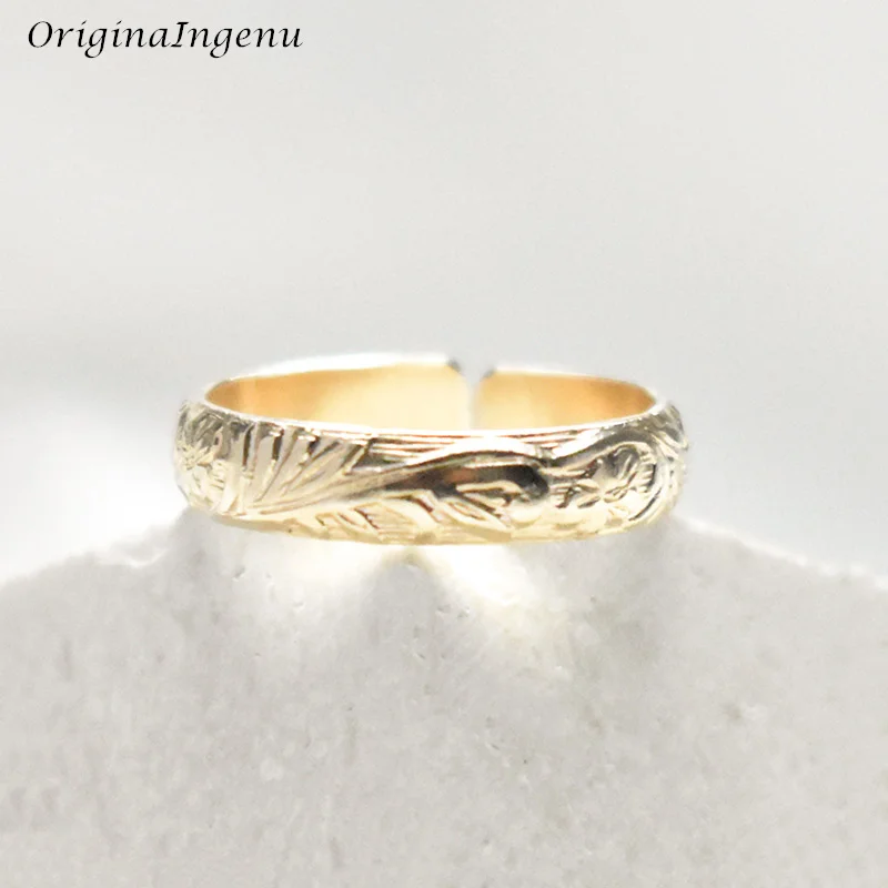 Flower Band Ring 14K Gold Filled Adjustable Ring Hypoallergenic Jewelry Tarnish Resistant Jewelry Boho Women Ring
Flower Band Ring 14K Gold Filled Adjustable Ring Hypoallergenic Jewelry Tarnish Resistant Jewelry Boho Women Ring