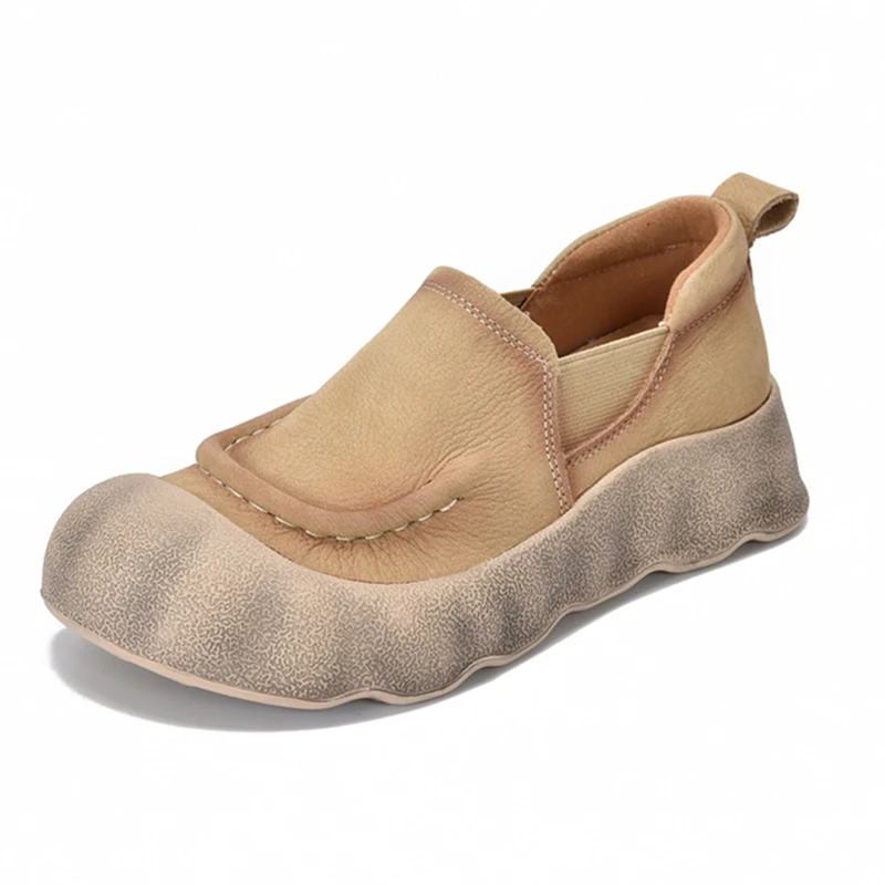 Women's Retro Loafers 2026 New Non-Slip Women Flats Shoes Slip-On Genuine Leather Large Size Comfortable Boat Shoes Female
Women's Retro Loafers 2026 New Non-Slip Women Flats Shoes Slip-On Genuine Leather Large Size Comfortable Boat Shoes Female