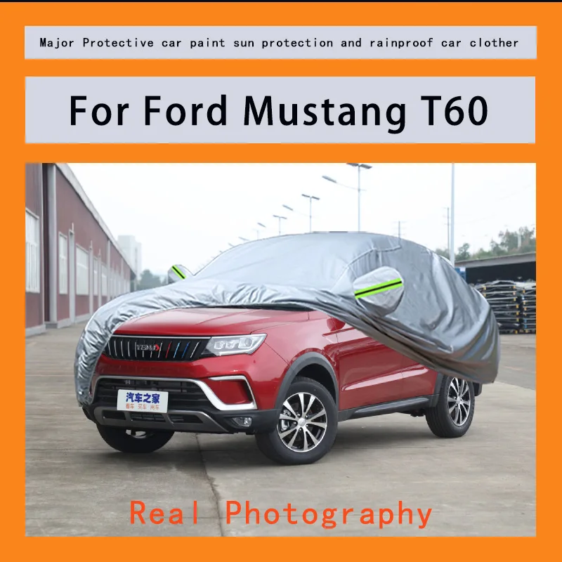 For Ford Mustang T60 Car Covers Outdoor Waterproof Dustproof Sun Rain Snow Protection Thick Oxford Cloth Full Outer Cover
For Ford Mustang T60 Car Covers Outdoor Waterproof Dustproof Sun Rain Snow Protection Thick Oxford Cloth Full Outer Cover