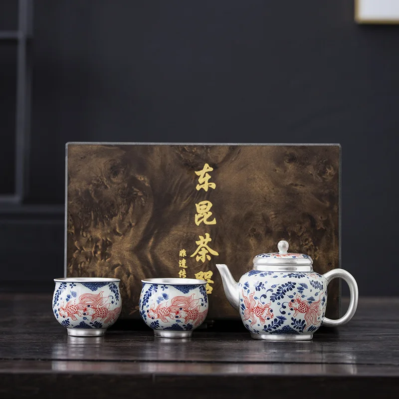Hxl tea set suit handmade one pot two cups kung fu tea set portable gift box
Hxl tea set suit handmade one pot two cups kung fu tea set portable gift box