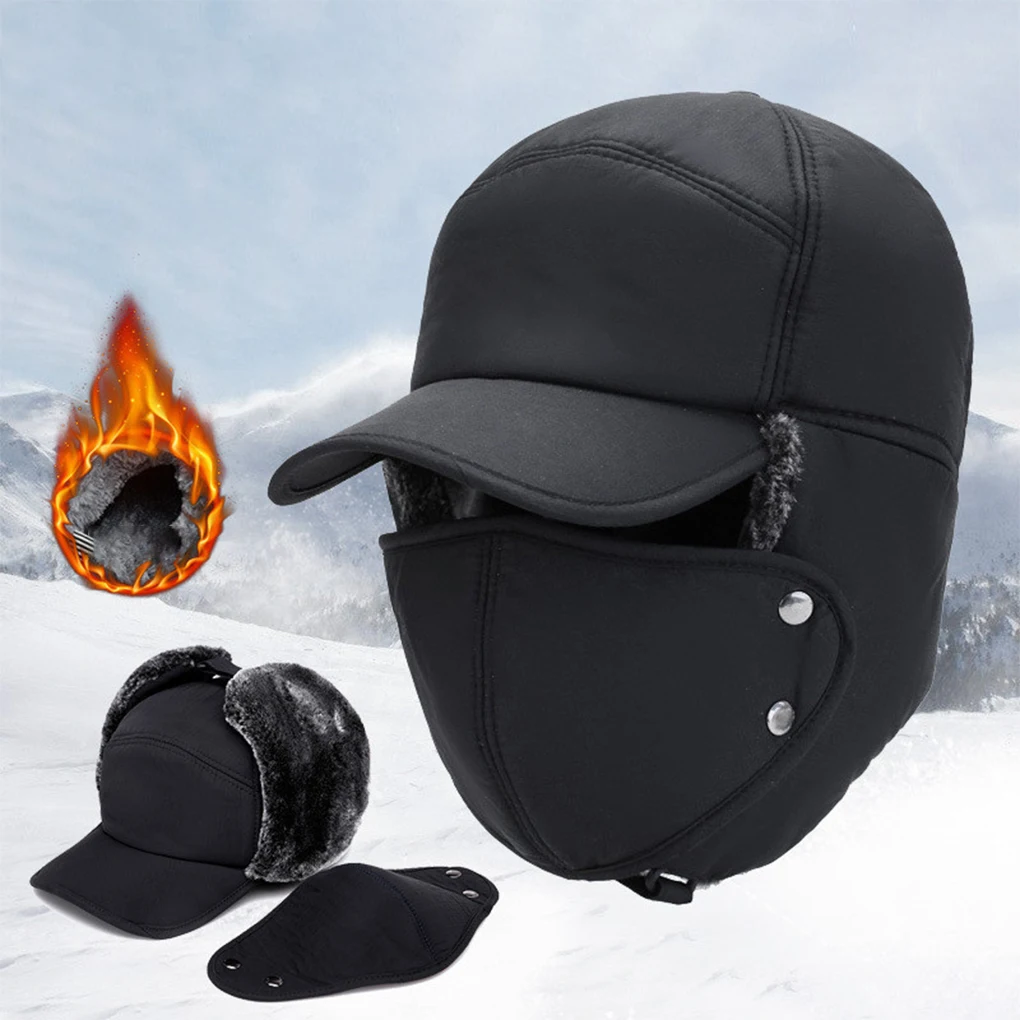 Man Women Earmuffs Cap Winter Warm Thicken Hat Baseball Cap Cold Bomber Hats Windproof Anti-snow Warm Cold Resistance Snow Hats
Man Women Earmuffs Cap Winter Warm Thicken Hat Baseball Cap Cold Bomber Hats Windproof Anti-snow Warm Cold Resistance Snow Hats