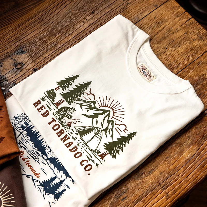 Red Tornado Outdoors Graphic Printed T-Shirt Summer Men's Cotton Short Sleeves Tee
Red Tornado Outdoors Graphic Printed T-Shirt Summer Men's Cotton Short Sleeves Tee