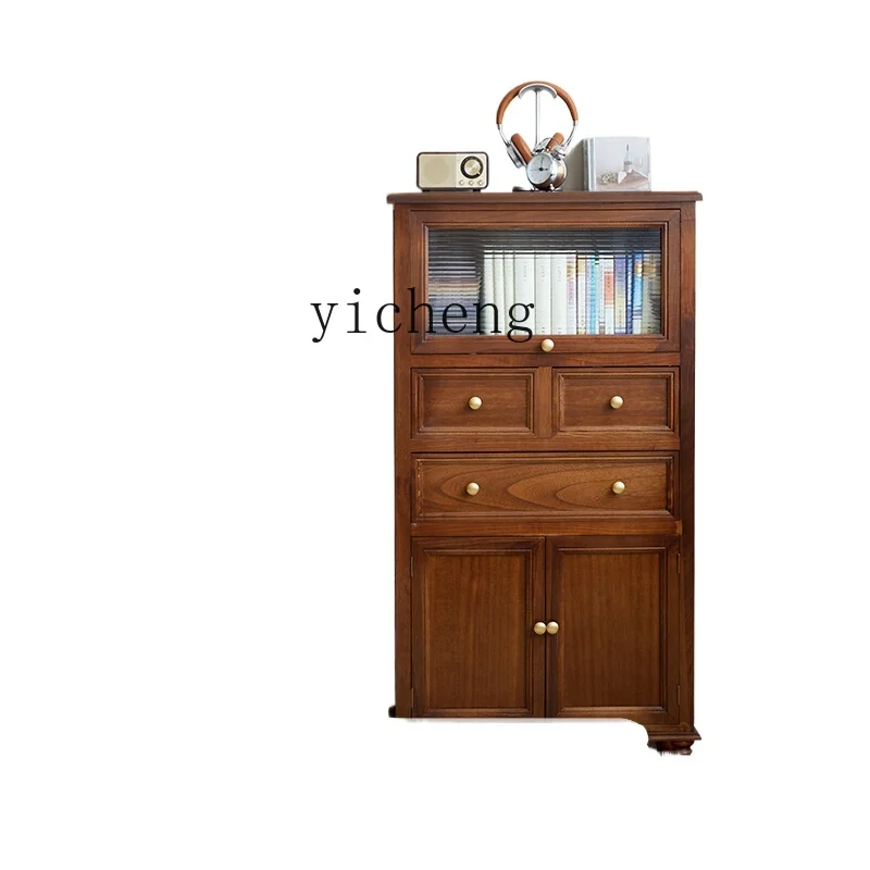 XL retro solid wood chest, bedroom multi-layer storage cabinet, home living room drawer locker
XL retro solid wood chest, bedroom multi-layer storage cabinet, home living room drawer locker