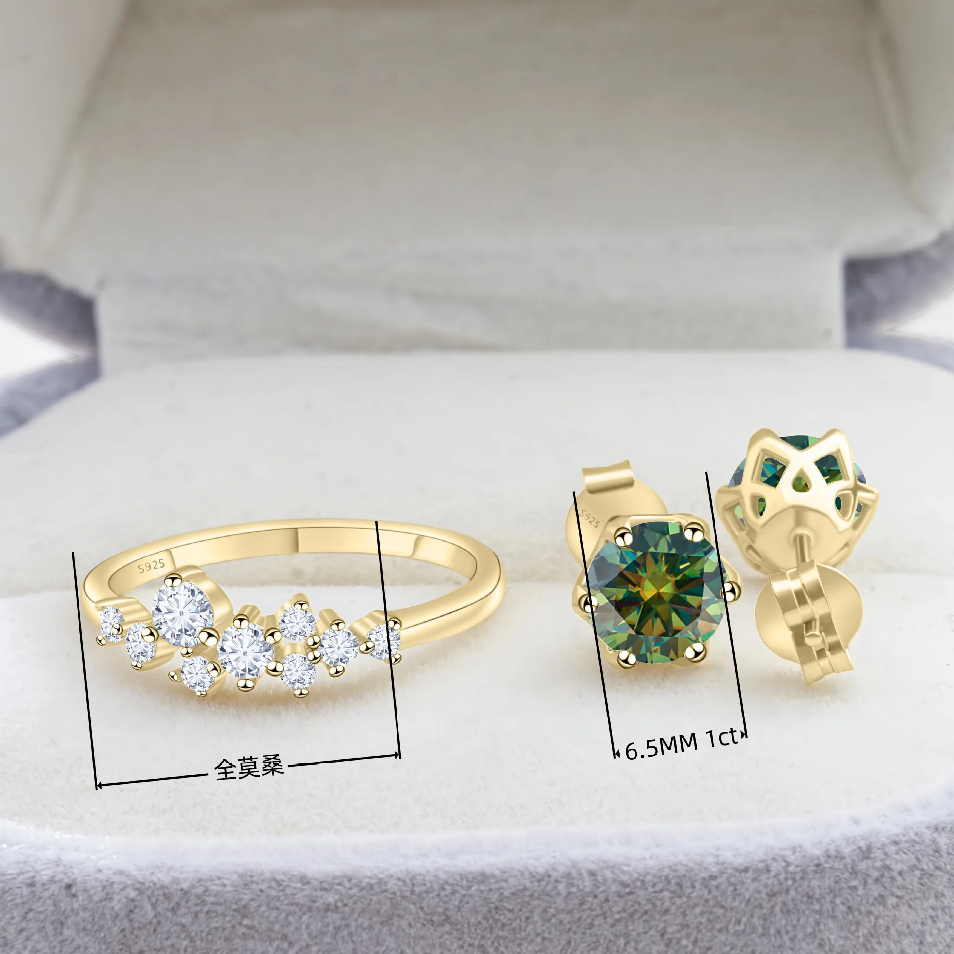 Сверкающие серьги с муассанитом 1 карат, серьги-кольца из стерлингового серебра 925 пробы, идеальный подарок на День Святого Валентина, женский подарок для свиданий
Сверкающие серьги с муассанитом 1 карат, серьги-кольца из стерлингового серебра 925 пробы, идеальный подарок на День Святого Валентина, женский подарок для свиданий